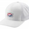 Hats 100% Contact X Fit Flexfit Hat White / SM-MD [Blemished - Very Good]