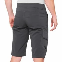 100% Ridecamp MTB Shorts -Casual Clothing Sales Store 100 ridecamp mtb shorts grey 1