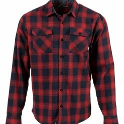 509 Basecamp Flannel Shirt -Casual Clothing Sales Store 509 basecamp flannel shirt and red navy