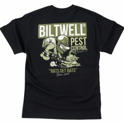 Biltwell Apparel Shirts Biltwell Rats Bats Pocket T-Shirt (SM)