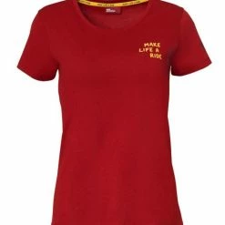 BMW Make Life A Ride Women's T-Shirt -Casual Clothing Sales Store bmw make life a ride womens t shirt red