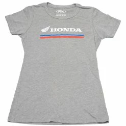 Shirts Factory Effex Honda Stripes Women's T-Shirt (LG)