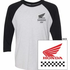 Shirts Factory Effex Honda Wing Baseball T-Shirt