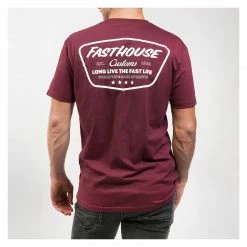 Shirts Fasthouse Crest T-Shirt -Casual Clothing Sales Store fasthouse crest t shirt maroon 2