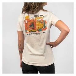 Shirts Fasthouse Idyll Women's T-Shirt -Casual Clothing Sales Store fasthouse idyll womens t shirt tan 2