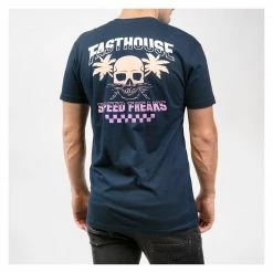 Fasthouse Subside T-Shirt -Casual Clothing Sales Store fasthouse subside t shirt navy 2