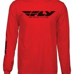Fly Racing Dirt Shirts Fly Racing Corporate Long Sleeve T-Shirt -Casual Clothing Sales Store fly racing dirt corporate long sleeve t shirt grey