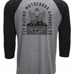 Fly Racing Dirt Shirts Fly Racing Art Quarter Sleeve Shirt -Casual Clothing Sales Store fly racing dirt fly art sleeve tee black 1