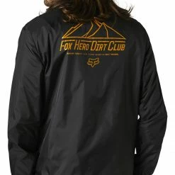 Jackets Fox Racing Hero Dirt Coaches Jacket -Casual Clothing Sales Store fox racing dirt coaches jacket black 1