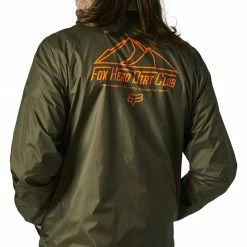 Jackets Fox Racing Hero Dirt Coaches Jacket -Casual Clothing Sales Store fox racing dirt coaches jacket fatigue green 1