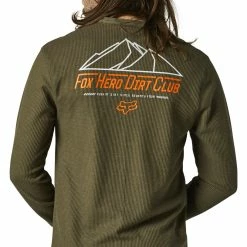 Shirts Fox Racing Hero Dirt Long Sleeve Thermal Shirt -Casual Clothing Sales Store fox racing hero dirt long sleeve thermal shirt green 1