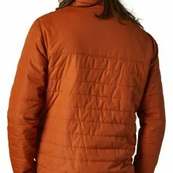 Jackets Fox Racing Howell Puffy Jacket -Casual Clothing Sales Store fox racing howell puffy jacket burnt orange 1