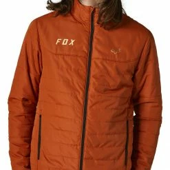 Jackets Fox Racing Howell Puffy Jacket -Casual Clothing Sales Store fox racing howell puffy jacket burnt orange