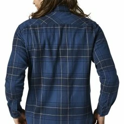 Shirts Fox Racing Traildust 2.0 Flannel Shirt -Casual Clothing Sales Store fox racing traildust20 flannel shirt dark indigo 1