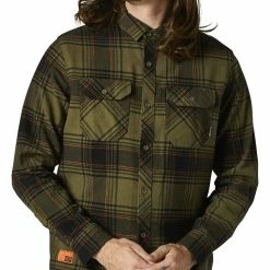 Shirts Fox Racing Traildust 2.0 Flannel Shirt -Casual Clothing Sales Store fox racing traildust20 flannel shirt fatigue green