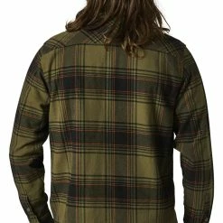 Shirts Fox Racing Traildust 2.0 Flannel Shirt -Casual Clothing Sales Store fox racing traildust20 flannel shirt fatigue green 3