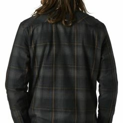 Shirts Fox Racing Whiplash Lined Work Shirt (MD) -Casual Clothing Sales Store fox racing whiplash lined work shirt black 1