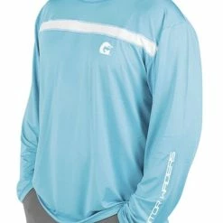 Shirts Gator Waders Performance Fishing Shirt -Casual Clothing Sales Store gator waders performance fishing shirt sky blue
