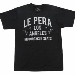 Shirts Le Pera Text T-Shirt -Casual Clothing Sales Store le pera black text t shirt