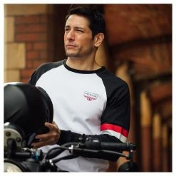 Shirts Merlin Durham Long Sleeve T-Shirt -Casual Clothing Sales Store merlin durham long sleeve t shirt white black 6