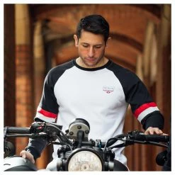 Shirts Merlin Durham Long Sleeve T-Shirt -Casual Clothing Sales Store merlin durham long sleeve t shirt white black 7