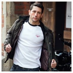 Shirts Merlin Durham Long Sleeve T-Shirt -Casual Clothing Sales Store merlin durham long sleeve t shirt white black 8