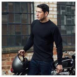 Shirts Merlin Kingsley Waffle Knit Long Sleeve Shirt 14 Shirts Merlin Kingsley Waffle Knit Long Sleeve Shirt -Casual Clothing Sales Store merlin kingsley waffle knit long sleeve shirt black 3