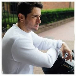 Shirts Merlin Kingsley Waffle Knit Long Sleeve Shirt 21 Shirts Merlin Kingsley Waffle Knit Long Sleeve Shirt -Casual Clothing Sales Store merlin kingsley waffle knit long sleeve shirt white 5