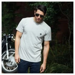 Shirts Merlin Walton Pocket T-Shirt -Casual Clothing Sales Store merlin walton pocket t shirt grey 3