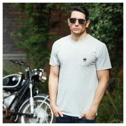 Shirts Merlin Walton Pocket T-Shirt -Casual Clothing Sales Store merlin walton pocket t shirt grey 4