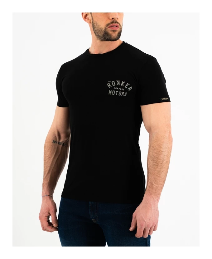 Rokker Jeans Rokker Performance Motors Patch T-Shirt 1 Rokker Jeans Rokker Performance Motors Patch T-Shirt