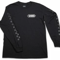 Shoei Helmets Shirts Shoei Logo Long Sleeve T-Shirt -Casual Clothing Sales Store shoei logo long sleeve t shirt 2 scaled