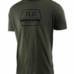 Troy Lee Designs Troy Lee Designs Troy Lee Factory T-Shirt -Casual Clothing Sales Store troy lee designs factory tee surplus green