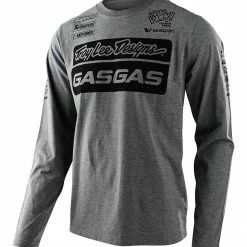 Troy Lee Designs Troy Lee Designs Troy Lee GasGas Team Long Sleeve T-Shirt -Casual Clothing Sales Store troy lee gas gas team long sleeve t shirt grey