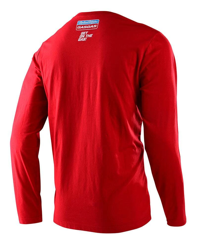 Troy Lee Designs Shirts Troy Lee GasGas Team Stock Long Sleeve T-Shirt - Image 2