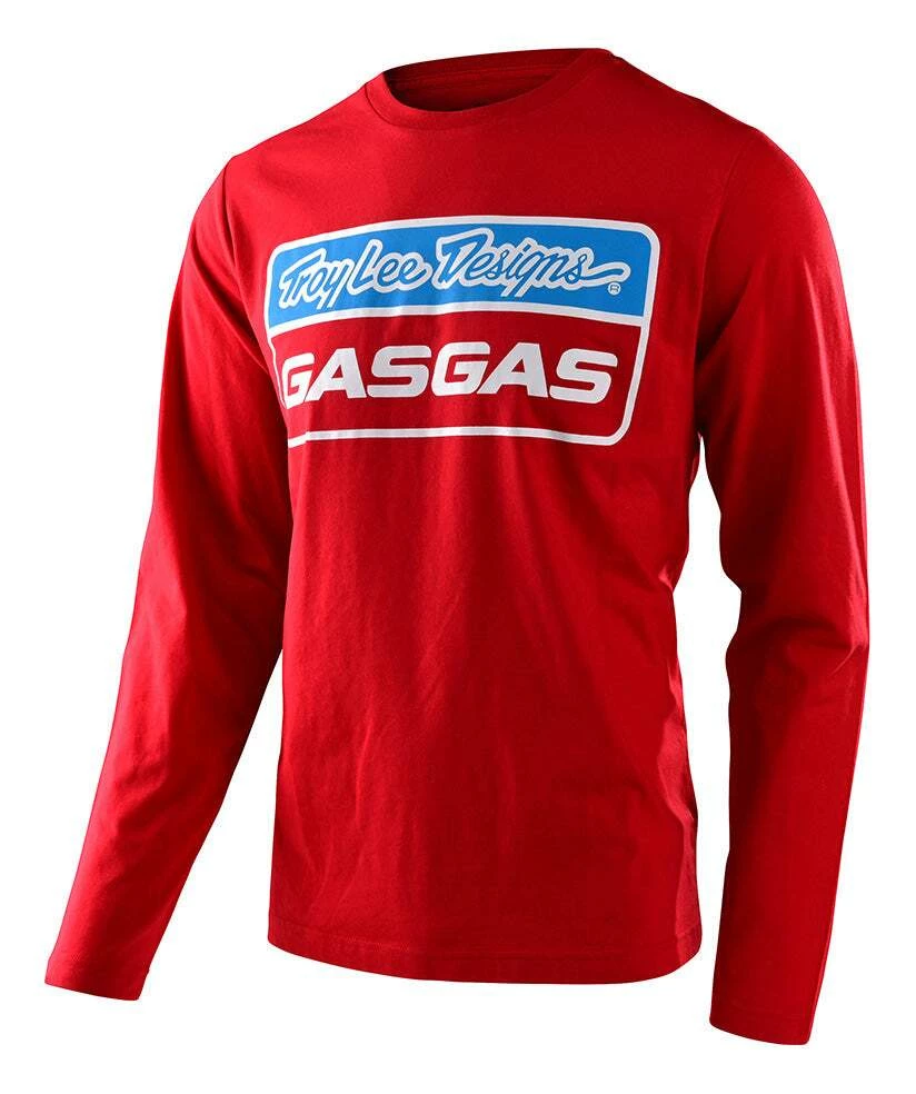 Troy Lee Designs Shirts Troy Lee GasGas Team Stock Long Sleeve T-Shirt