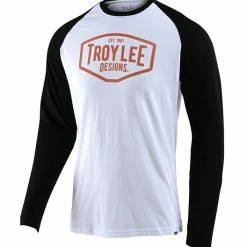 Troy Lee Designs Shirts Troy Lee Motor Oil Long Sleeve Shirt -Casual Clothing Sales Store troy lee motor oil long sleeve shirt white 1